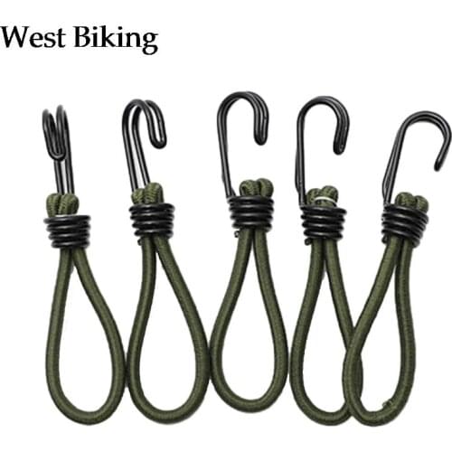 5 Pcs Elastic Tent Ropes Buckle Ground Nail Strap Outdoor Camping Canopy Fixed Binding Belt Hook Cord Fastener Fixing Band