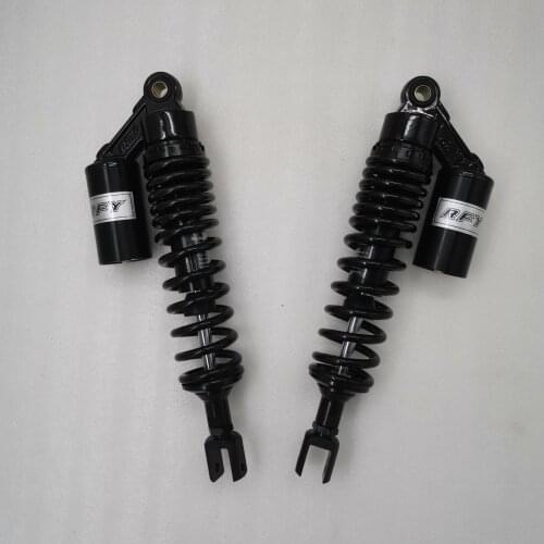 8mm spring 350mm MOTORCYCLE SHOCK ABSORBERS FOR Honda SUZUKI YAMAHA Kawasaki black chrome