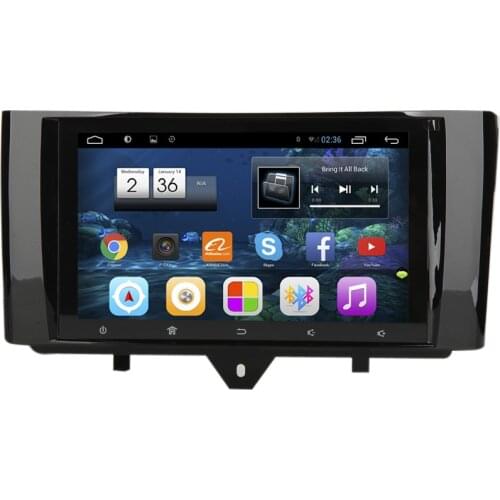 9 inch Screen Android 4.4 Car GPS Navigation System Radio Player Media Stereo for Mercedes-Benz Smart Smart Fortwo 2010-2015
