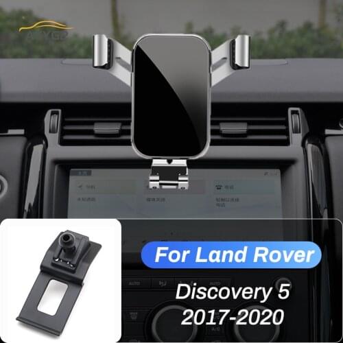 Car Mobile Phone Holder For Land Rover Discovery 5 LR5 L462 2017 2018 2019 2020 Air Vent Mount Phone Stand Navigation Bracket