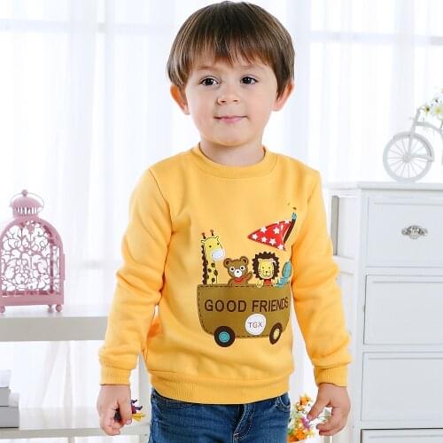 Childrens Clothes Boy Sweater Cute Newborn Cartoon Animal Design Winter Sweater Suitable For 6 Month - 4 Years
