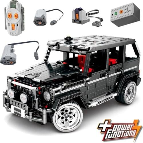 RC Motor Electric 20100 MOC 2425 SUV G500 AWD Wagon Car Sets Fit Building Blocks Electric Bricks Toys Gifts For Children