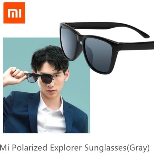 Xiaomi Mijia TAC Classic Square Sunglasses Polarized lens One-Piece design Sports Driving Sunglasses for Man & Woman