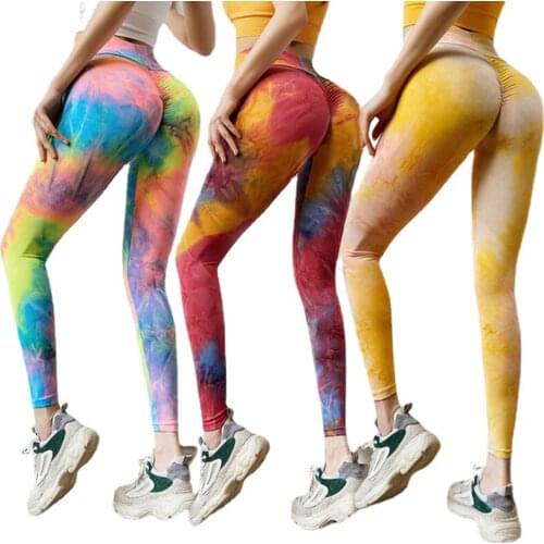 Colorful Printed Yoga Leggings Sport Women Fitness Yoga Pants Sexy Stretchy Gym Wear High Waist Workout Leggings
