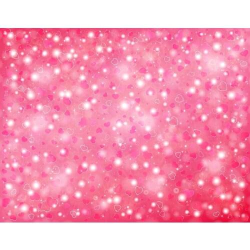 Sweety Heart Vinyl Backdrop for Valentines Day Digital Printed Bokeh Photo Background Studio Wedding Photo Booth