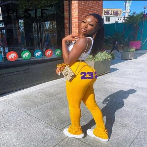 Женские брюки с высокой талией PLSIF China At AliExpress