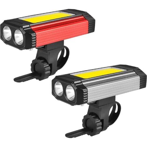 Portable LED Bicycle Light USB Bright Work Light Magnetic Base Power Bank