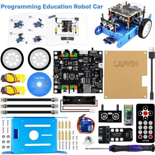 LAFVIN IBOT Programmable Education Robot Car Kit for Arduino Graphical Programming with User Manual