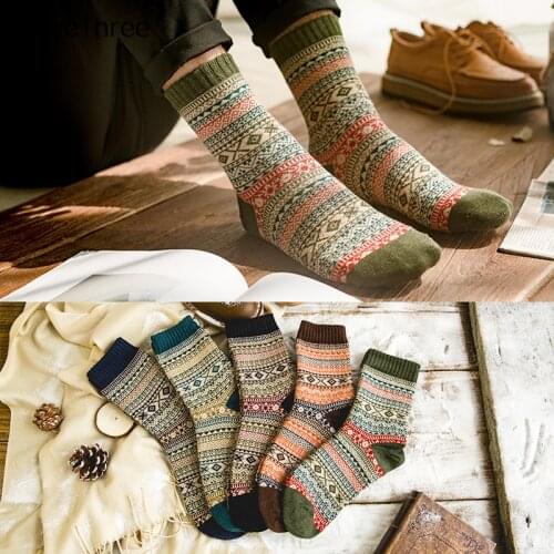 QinyeThree Mens Winter Socks