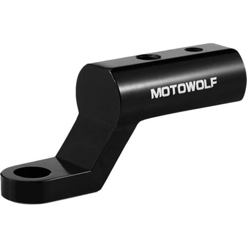 Motorcycle Expansion Bracket Phone Holder Stand Moto Rear View Stand Multifunctional Expansion Rack Extension Motorbike Light