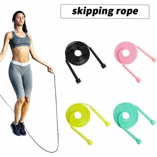 Speed Jump Rope Crossfit For Kids Adult Gym PVC Skipping Rope Adjustable Fitness Equipment Muscle Boxing Weight Loss Training