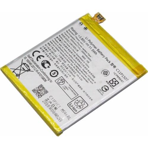 1x 3000mAh /11.5 Wh C11P1507 Replacement Battery For ASUS Zenfone zoom ZX551ML Z00XS ZX551 Z00XSB Batteries