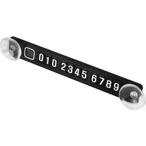 Luminous Magnetic Temporary Parking Card Phone Number Card Plate Front Windshield Car Sticker for Kia Rio K2 Soul Mazda 3 6 New