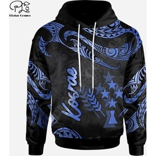 PLstar Cosmos 3DPrint Tribal Culture Kosrae Polynesian Tropical Flower Hibiscus Harajuku Streetwear Funny Unisex Zip Hoodies-b1