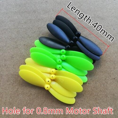 4.0*0.8cm 4cm 40mm Length 0.8mm Hole Main Blades Props Propellers For R/C Spare Parts Helicopter Quadcopter Access