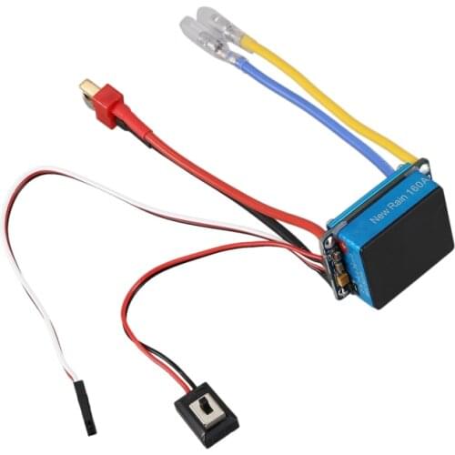 Waterproof RC Boat 160A ESC 380 Brushed Motor Speed Controller Dual Mode Regulator Band Brake For 1/12 RC Car