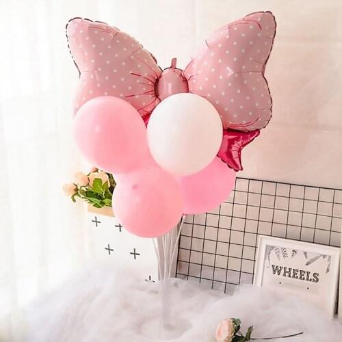 Huiran Pink Blue Baby Balloon Set 1st Birthday Party Decorations Kids Happy Birthday Balloon Baloons Boy Or Girl Gender Reveal