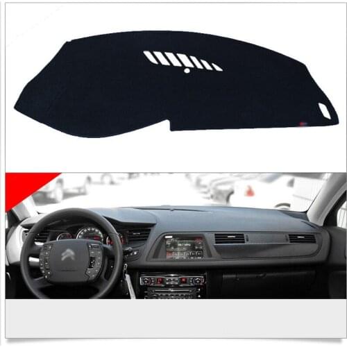 Interior Dashboard Carpet Photophobism Protective Pad Mat For Citroen C5 2010-2014