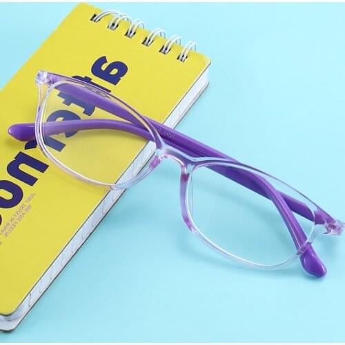 1PC Anti-blue Light Kids Eye Glasses Boys Girls Computer Eye Protection Ultra Light Eyeglasses Frame Eyewear for Children