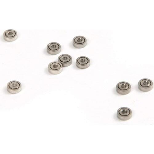 10pcs Miniature 681ZZ Metal Shield Ball Bearings Wheel Roller Toy Model 1x3x1mm / 1.5x4x1.2mm / 2x5x2.5mm / 3x6x2.5mm