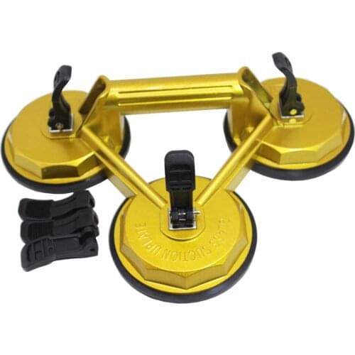 145kg Heavy 3 Suction Cup Triple Pad Sucker Glass Plate Lifter Carrier Home Accessories Tool