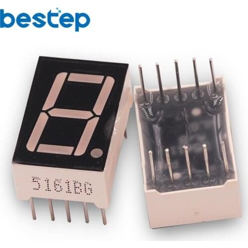 20PCS LD-5161BG 1 Digit 0.56" GREEN 7 SEGMENT LED DISPLAY COMMON ANODE DIP-10