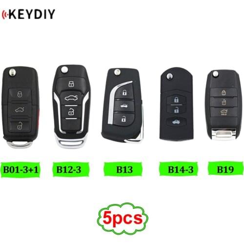 5pcs/lot KD remote including B01-3+1 B12-3 B13 B14-3 B19-3 remote control for KD900 UGR200 KD-X2 MINI KD for different cars