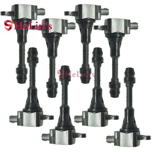 8pcs 22448-7S015 Ignition Coil For Infiniti QX56 Nissan Titan LE/SE/XE Pathfinder 5.6L AIC4001G