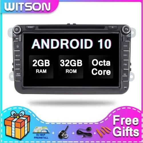 WITSON ANDROID 10.0 Car DVD GPS Navigation FOR VW Scirocco(2008-2011) Golf 5(MK5) 2005-2009 Golf 6 (MK6) Car Audio Video
