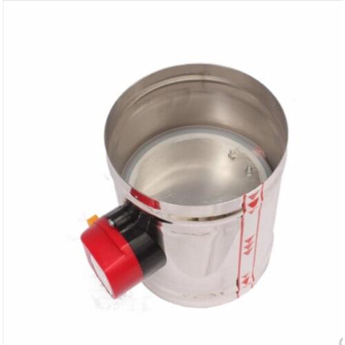 51- 150 mm Outer diameter stainless steel air damper valve electric air duct motorized damper for ventilation pipe valve 220V