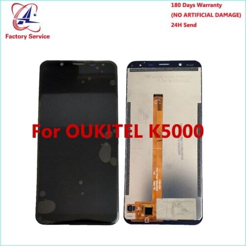 For 100% Original OUKITEL K5000 LCD Display+Touch Screen Panel Digital Replacement Parts Assembly 5.7 inch For Oukitel K5000