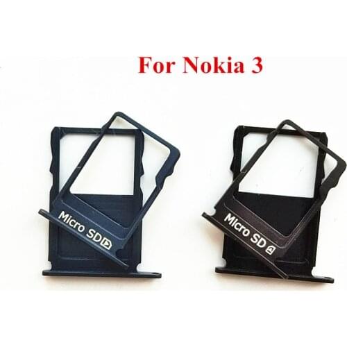 For Nokia 3 Nokia3 New SIM Tray Sim Card Holder Slot Micro SD Card Adapter Replacement Part