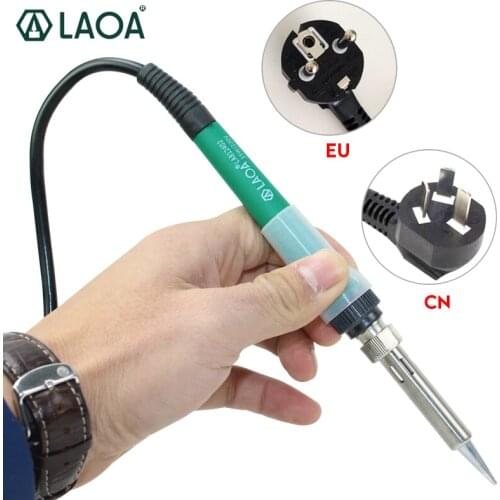 LAOA 25W/35W Electric Soldering Iron Internally Heated with Ceramic Heating Core with Ceramic Heat Core and EU/National plug