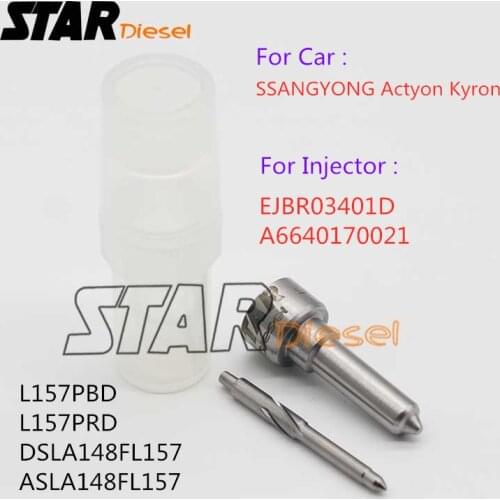STAR diesel Injector Nozzle L157PBD L157PRD DSLA148FL157 ASLA148FL157 For SSANGYONG Actyon Kyron EJBR03401D A6640170021