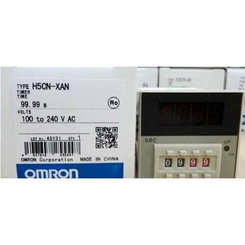H5CN-XAN H5CNXAN 1PC New OMRON Timer 100-240VAC free shipping #exp
