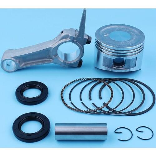 68mm Piston Ring Pin Oil Seal Connecting Rod Kit For Honda GX160 5.5HP GX200 6.5HP 168F 170F Engine Generator Water Pump