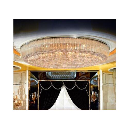 L Oval living room crystal lamp restaurant bedroom lamp LED ceiling bar aisle rectangular porch engineering lamps