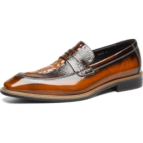 Leather Shoes Mens Genuine Leather Black Handmade Formal Wear Office Dress Wedding Luxury Brand Formal Party Oxford Shoes Mens