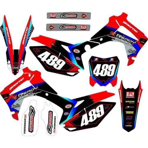 Motorcycle Team Graphics 3M DECALS stickers for Honda CRF250 2017 2016 2015 2014 CRF250R for CRF450 2016 2015 2014 2013 CRF450R