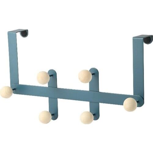 Simple Style Door Back Hook Practical Nail-Free Clothes Hanging Rack Non-Punching Wall Coat Hook Home Storage