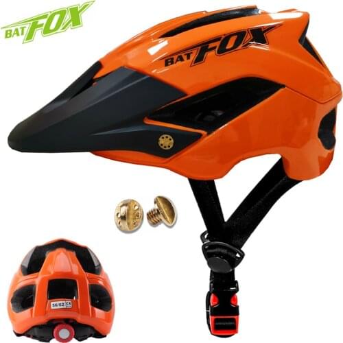 BATFOX Bike Helmet Men Women Bicycle Helmet Lightweight Cycling Helmets Integrally-molded MTB Road Helmets Men Sport Safety Cap