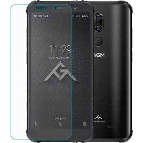 3-1Pcs Tempered Glass For AGM A9 Screen Protector Film For Cristal Templado AGM X3 X5 H2 H1 A8 A9 Protective Glass Cover