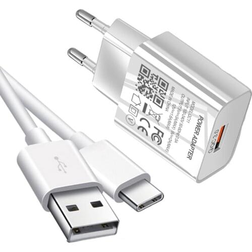 5V 3A Fast Charging Charger EU Type C USB Cable For Xiaomi 11 10T Pro POCO X3 M3 Redmi Note 10 Pro MAX 9 8 9T 8T Phone Charger