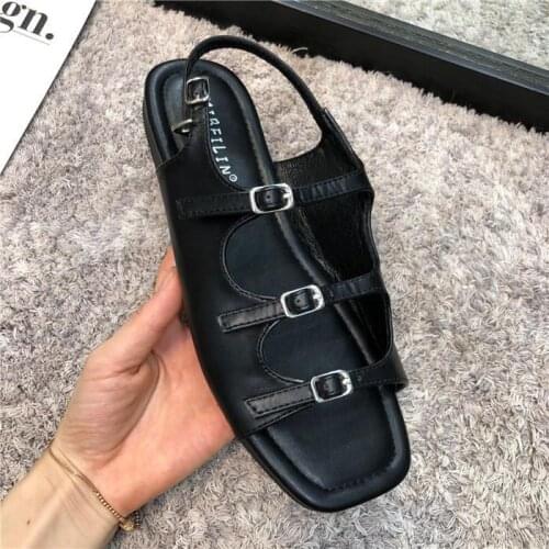 SONDR Women Sandals Woman Summer Hollow Out Roman Shoes 2021 Womens Gladiator Open Toe Beach Flats Ladies Footwear