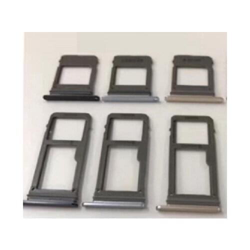 10Sets For Samsung Galaxy A5 (2017) A520 A7 A720 Single Sim Dual Sim SIM Card Tray Sim Slot SD Card Holder Adapter Spare Parts