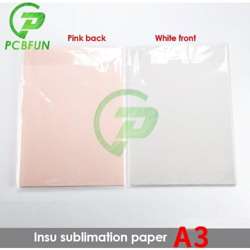 100Pcs A3 Heat Thermal Transfer Paper Light Fabric Cloth Paint T-Shirt DIY for Chemical Fiber Fabrics Glass Mobile Phone Shell