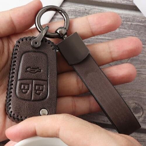 Genuine leather key case for car Buick Xinyinglang Key Case Angola Yuelang gl8es Car Key Case Buckle Shell