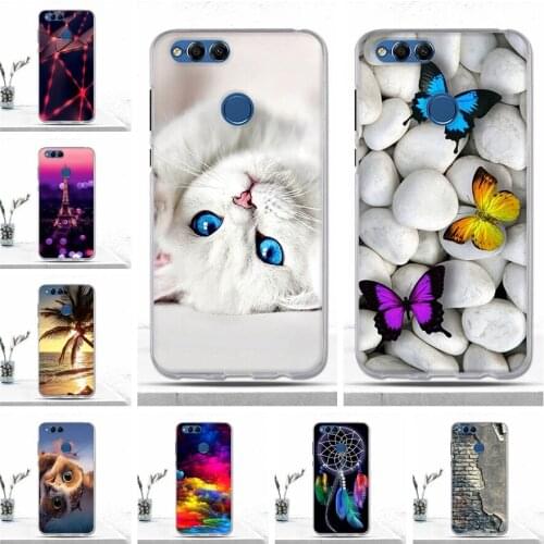 Phone Case For Huawei Honor 7X Honor7X Case Soft Silicone TPU Cover Case For Huawei Honor 7 X Honor 7X Protector Phone Cases Bag