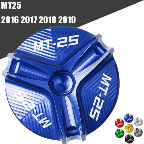 Motorcycle CNC Engine Oil Cap Bolt Screw filler cover FOR YAMAHA MT-25 MT25 2016 2017 2018 2019 2020 Oil Cup Plug Cover Screw