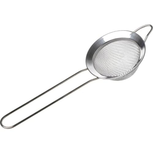 Kitchen Stainless Steel Flour Tea Strainer Mesh Colander Sieve Filter Sifter